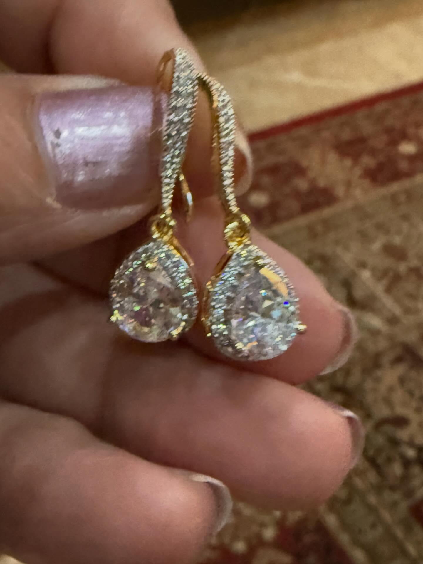 Sitara Pear Diamond Drops